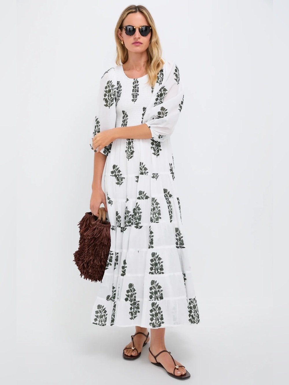 SZ Blockprint Tuckernuck Alice Dress in Aneeza Print - size xsmall - NWT